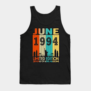 Vintage June 1994 Limited Edition 28 Years Of Being Awesome Tank Top